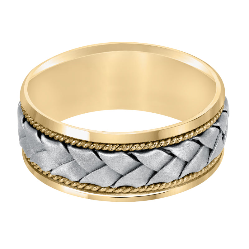 Gold-Toned Flat Cuff Bracelet for Men