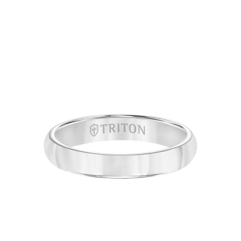 Triton 3MM Tungsten Carbide Ring - Bright Finish and Flat Edge
