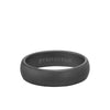 Triton 6MM Tungsten RAW Black DLC Ring - Dome Profile and Rolled Edge