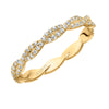 Artcarved Bridal Mounted with Side Stones Contemporary Eternity Diamond Anniversary Band 14K Yellow Gold