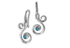 Ed Levin Sterling Silver Gemstone Earrings