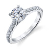 Coast Diamond 14k White Gold Fishtail Engagement Ring