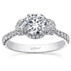 Coast Diamond 14k White Gold 0.44ct Diamond Semi-Mount Engagement Ring
