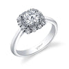 Coast Diamond 14k White Gold 0.45ct Diamond Semi-Mount Engagement Ring