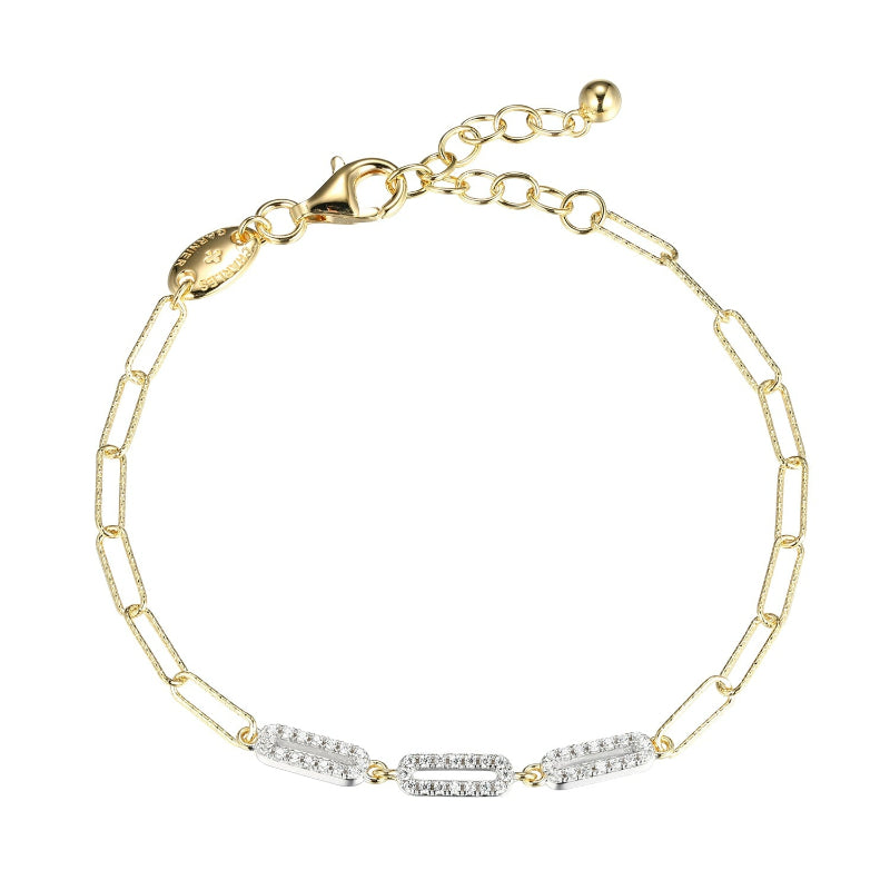 Charles Garnier Sterling Silver Bracelet made with CZ Measures 6.75'' – C.  F. Reuschlein Jewelers