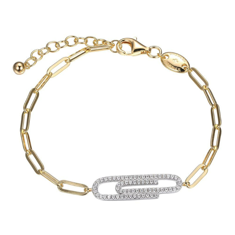 Charles Garnier Sterling Silver Bracelet made with CZ Measures 6.75'' – C.  F. Reuschlein Jewelers