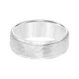 Triton White Tungston Carbide Men's 8mm Wedding Band