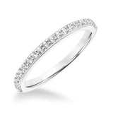 Goldman 14k White Gold 0.27ct Diamond Wedding Band