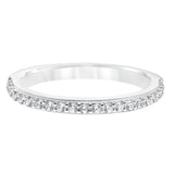 Goldman 14k White Gold 0.27ct Diamond Wedding Band