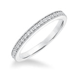 Goldman 14k White Gold 0.20ct Diamond Wedding Band