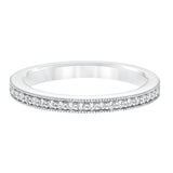Goldman 14k White Gold 0.20ct Diamond Wedding Band