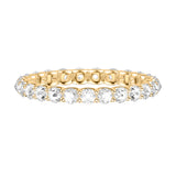 Artcarved Bridal Mounted with Side Stones Classic Rose Goldcut Diamond Anniversary Band 14K Yellow Gold