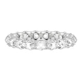 Artcarved Bridal Mounted with Side Stones Classic Rose Goldcut Diamond Anniversary Band 14K White Gold