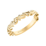 Artcarved Bridal Band No Stones Classic Lyric Anniversary Ring 14K Yellow Gold