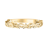 Artcarved Bridal Band No Stones Classic Lyric Anniversary Ring 14K Yellow Gold