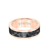 Triton 8MM Tungsten and Carbon Fiber Ring