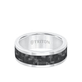 Triton 8MM Tungsten and Carbon Fiber Ring