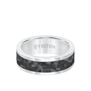 Triton 8MM Tungsten and Carbon Fiber Ring