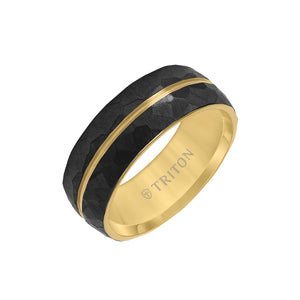 Triton 8MM Titanium Ring with Brushed Finish