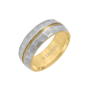 Triton 8MM Titanium Ring with Brushed Finish