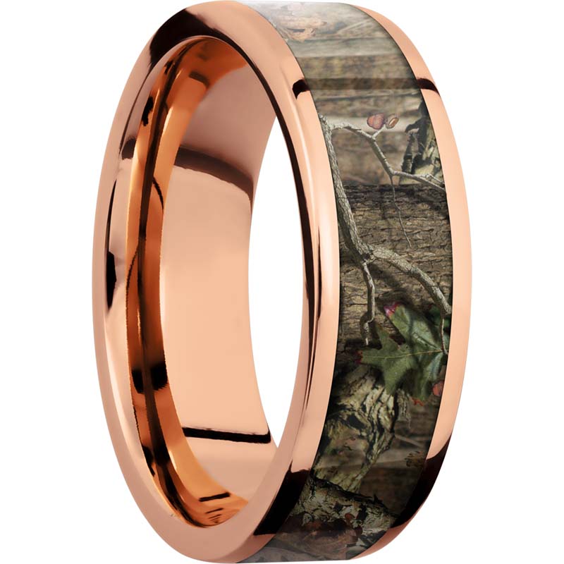 Lashbrook 14k Rose Gold 7mm Men's Wedding Band