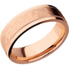 Lashbrook 14k Rose Gold 7mm Men's Wedding Band