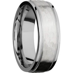 Lashbrook 14k White Gold 7.5mm Men's Wedding Band