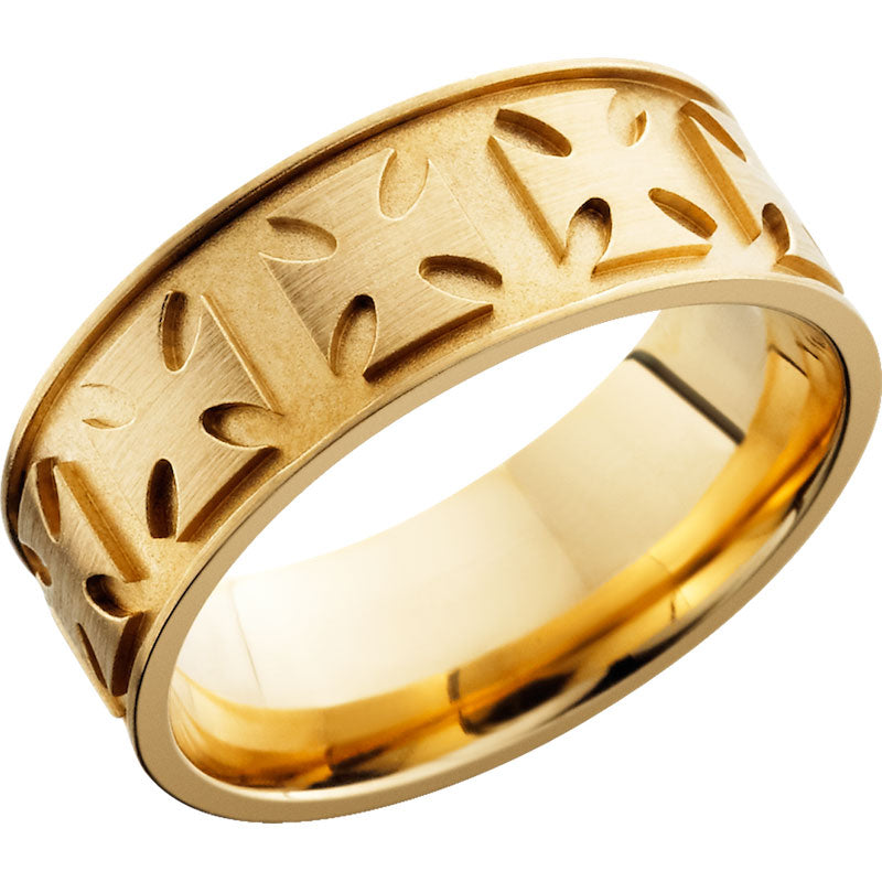 Lashbrook 14k Yellow Gold 8mm Men's Wedding Band