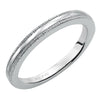 Artcarved Bridal Band No Stones Vintage Wedding Band Gracyn 14K White Gold