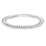 Artcarved Bridal Band No Stones Contemporary Wedding Band Darla 14K White Gold