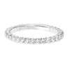 Artcarved Bridal Mounted with Side Stones Classic Diamond Wedding Band Arabelle 14K White Gold