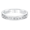 Artcarved Bridal Mounted with Side Stones Classic Diamond Anniversary Band 14K White Gold