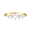 Artcarved Bridal Mounted with Side Stones Classic Rose Goldcut Diamond Anniversary Band 14K Yellow Gold