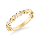 Artcarved Bridal Band No Stones Classic Lyric Anniversary Ring 18K Yellow Gold