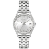 Caravelle Classic Crystal Ladies Watch Stainless Steel