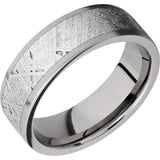 Lashbrook Titanium Meteorite 7mm Men's Wedding Band