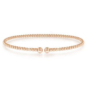 Gabriel & Co. 14k Rose Gold Bujukan Bangle Bracelet