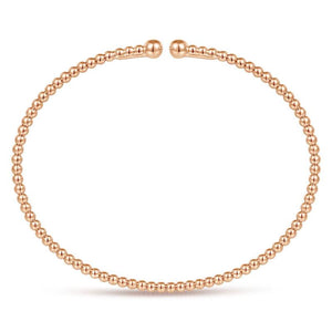 Gabriel & Co. 14k Rose Gold Bujukan Bangle Bracelet