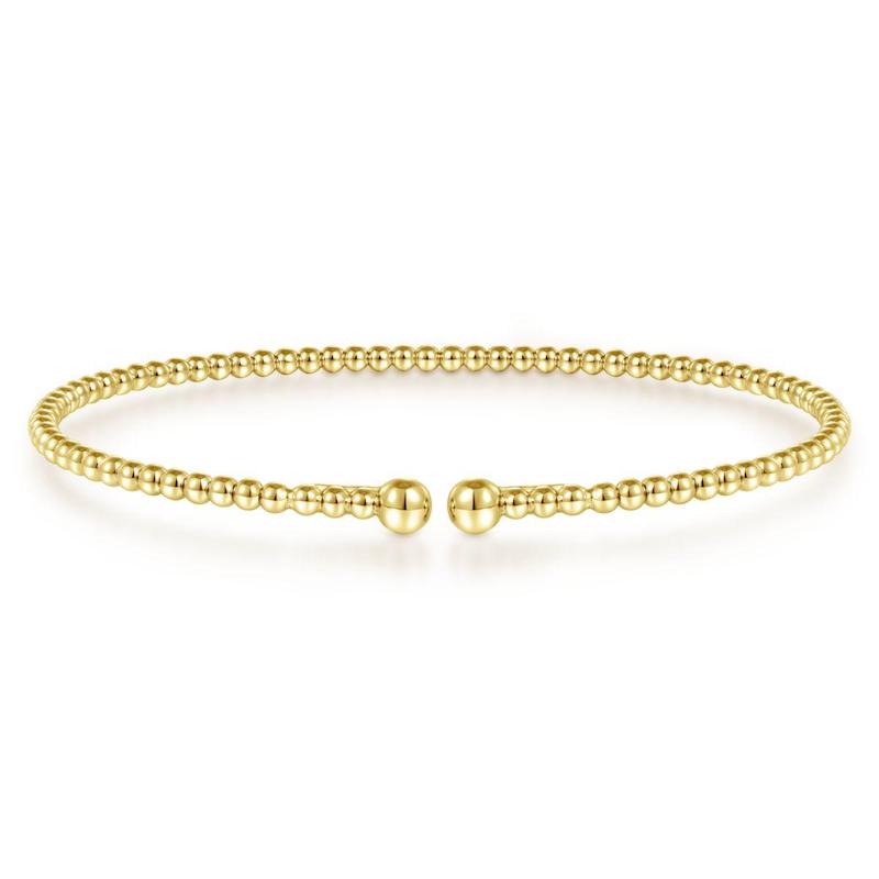 Gabriel & Co. 14k Yellow Gold Bujukan Bangle Bracelet