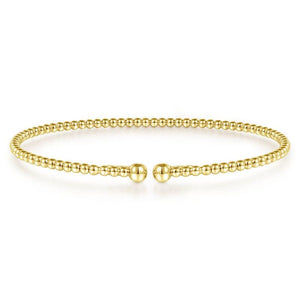 Gabriel & Co. 14k Yellow Gold Bujukan Bangle Bracelet