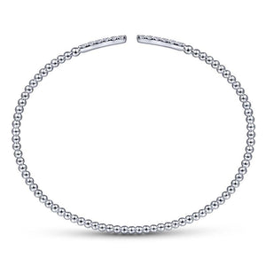 Gabriel & Co. 14k White Gold Bujukan Diamond Bangle Bracelet