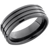 Lashbrook Black Ceramic 8mm Men's Wedding Band