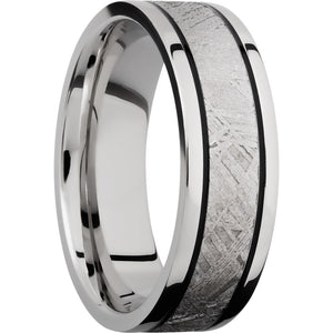 Lashbrook Cobalt Chrome Meteorite 7.5mm Men's Wedding Band