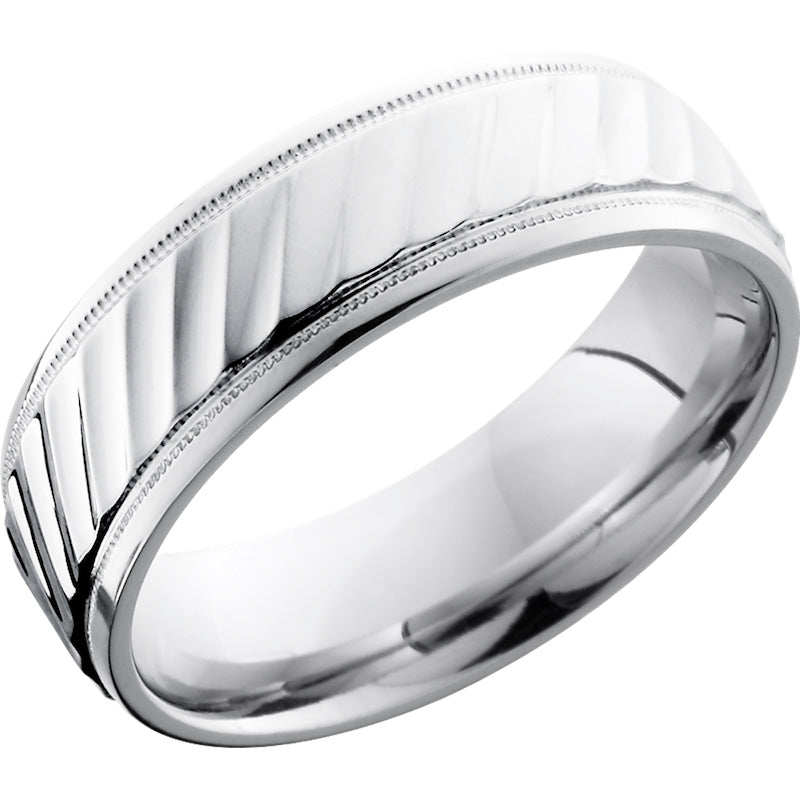 Lashbrook Cobalt Chrome 7mm Men's Wedding Band