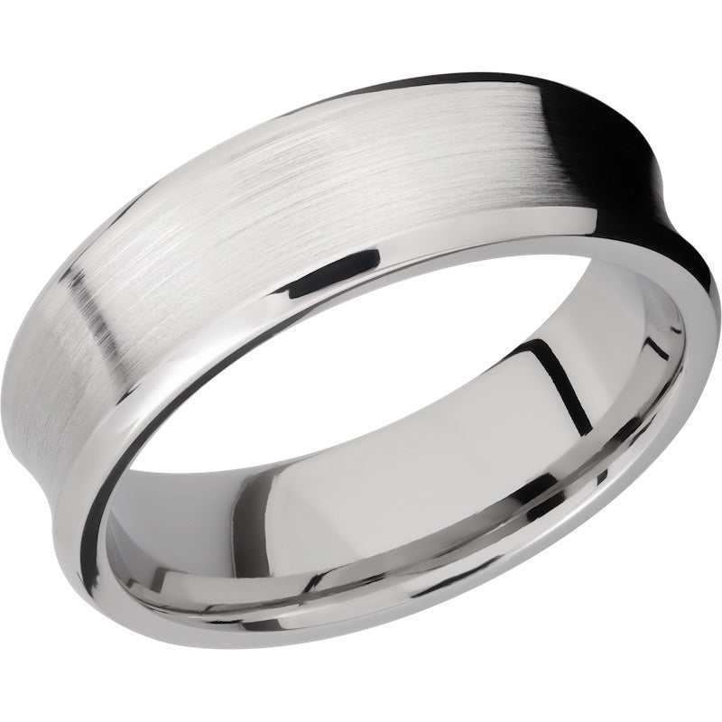 Lashbrook Cobalt Chrome 7mm Men's Wedding Band