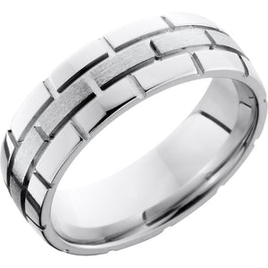 Lashbrook Cobalt Chrome 7mm Men's Wedding Band