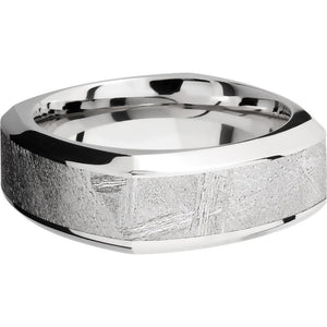 Lashbrook Cobalt Chrome Meteorite 8mm Men's Wedding Band