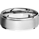 Lashbrook Cobalt Chrome 8mm Men's Wedding Band