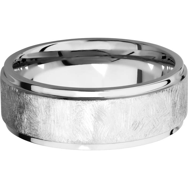 Lashbrook Cobalt Chrome 8mm Men's Wedding Band