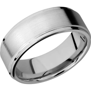 Lashbrook Cobalt Chrome 8mm Men's Wedding Band